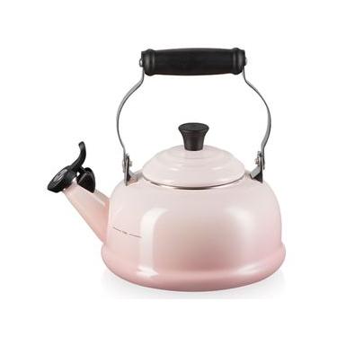 Imagem de Chaleira com Apito Tradicional Rosa Shell Pink Le Creuset