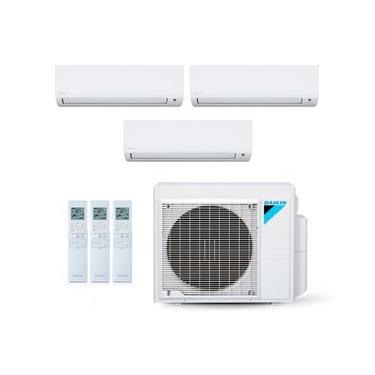 Imagem de Ar-Condicionado Multi Split Inverter Daikin 28.000 BTUs (2x Evap HW 9.000 + 1x Evap HW 24.000) Quente/Frio 220V