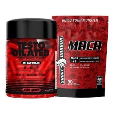 Imagem de Kit Suplemento de Performance 60 Cápsulas com Vitaminas, Minerais e Arginina – Snake Dragon-Unissex