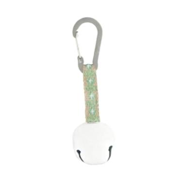 Imagem de Generic Chaveiro com Mosquetão Sino de Urso para Sobrevivência em Caminhadas, Escaladas e Atividades ao Ar Livre, Branco