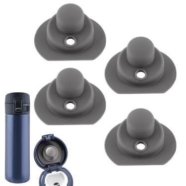Imagem de 4 peças de substituição da junta da tampa superior para caneca de aço inoxidável Zojirushi, 473 ml, 340 g, peças de anel de vedação de tampa de silicone, acessórios à prova de vazamento, compatíveis
