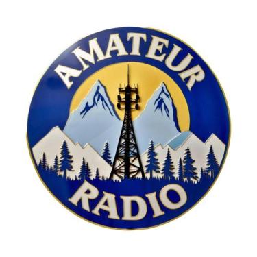 Imagem de Placa De Parede Vintage Azul E Branca Em Metal, Decoração De Ferro Par