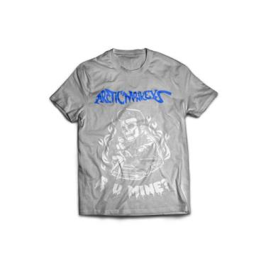 Imagem de Camiseta Feminina Arctic Monkeys R U Mine Indie, Cinza mescla claro, P