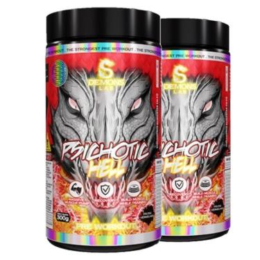 Imagem de 2x Pre Treino Psichotic Hell Frutas Vermelhas 300g - Demons-Unissex