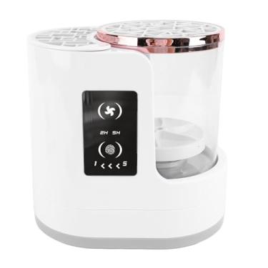 Imagem de Yinhing Máquina Elétrica de Limpeza de Pincéis de Maquiagem Clear View 850RPM 2H 5H Timer Destacável Secador de Limpeza de Pincéis de Maquiagem para Maquiadores Profissionais ABS 6,8 X