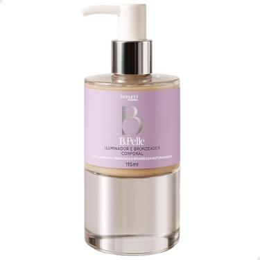Imagem de B.Pelle Iluminador e Bronzeador Corporal 115ml Base Ômega Gold Glow Premium com Mica, Hidratação Toque Seco, Brilho Sofisticado e Fragrância de Baunilha Caribenha