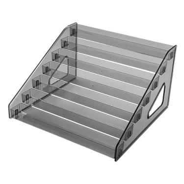 Imagem de predolo Expositor multifuncional para cartões colecionáveis, estante de armazenamento para perfumes, miniaturas e cartões postais.