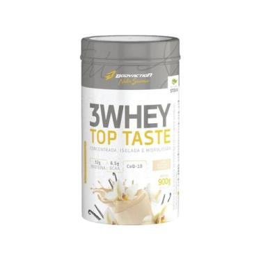 Imagem de 3 whey top taste bodyaction 900g - baunilha