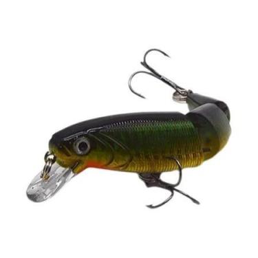 Imagem de Isca Artificial Rígida Para Robalo Com Olhos 3D, Crankbaits, Minnow, S