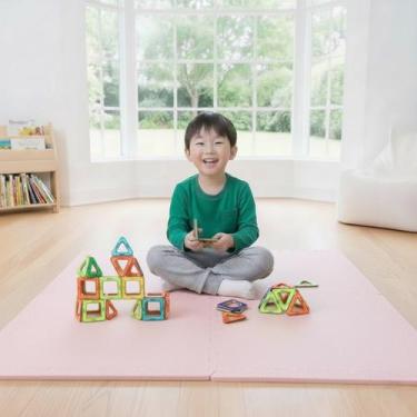 Imagem de Kit 10 Placas Tatame Tapete EVA 50x50cm 10mm 2,5m² Linha Econômica Pis