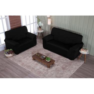 Imagem de Capa para Sofá 2 e 3 Lugares Coladinha com Fixadores - Angélica Enxova