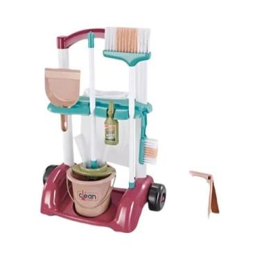 Imagem de Conjunto De Brinquedos De Limpeza Para Meninas, Aspirador Elétrico, Va
