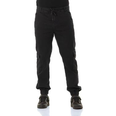 Imagem de Calça Jeans Masculina Arauto Jogger Cargo Black-Masculino