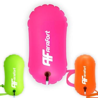 Imagem de Boia Sinalizador Natação Triathlon Mar Aberto Segurança Sinalização Es