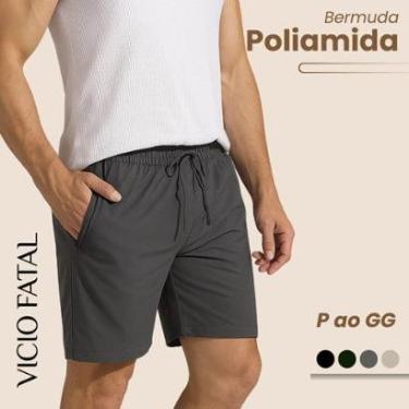 Imagem de Bermuda Masculina Poliamida com Elastano-Masculino