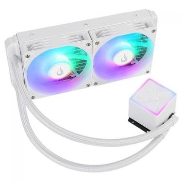 Imagem de Water Cooler Rise Mode Frost, Rainbow, 240mm, Intel-AMD, Branco, RM-WC