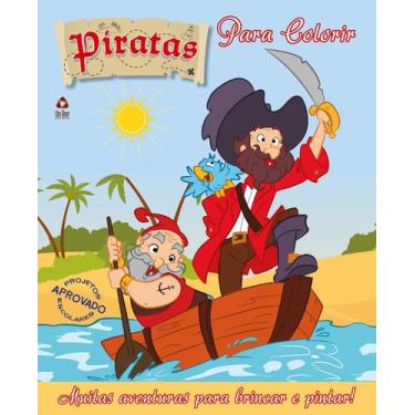 Imagem de Livro - Piratas para colorir