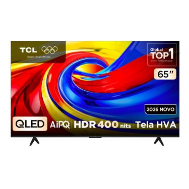 Imagem de Smart TV 65” 4K QLED TCL 65P7L Google TV até 120Hz Dolby Vision Atmos 