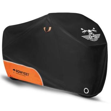 Imagem de Capa para motocicleta ROWYEET impermeável refletiva 264 cm