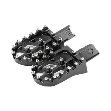Imagem de Pedaleiras Universais De Alumínio CNC Para Motocicleta Com Dentes Para