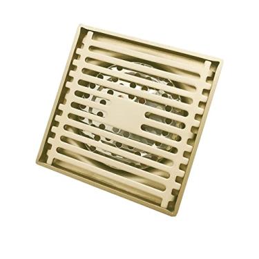 Imagem de Tampa de faixa de drenagem de água de piso preto fosco/ouro rosa/prata escovado/bronze antigo para banheiro cozinha jardim varanda,FD0001BG,86