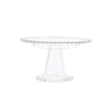 Imagem de Prato para Bolo com Pé em Vidro, 20 Cm, Casambiente