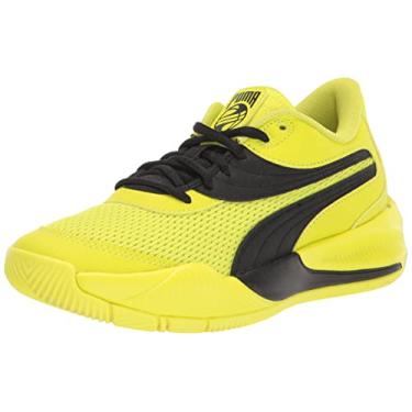 Imagem de PUMA Triple Basketball Shoe, Yellow Glow BLA, 7 US Unisex Big Kid