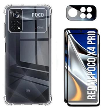 Imagem de Capa Capinha Anti Impacto P/Poco X4 Pro 5g + Película de Vidro 3D+ Película Câmera - Phone Palace