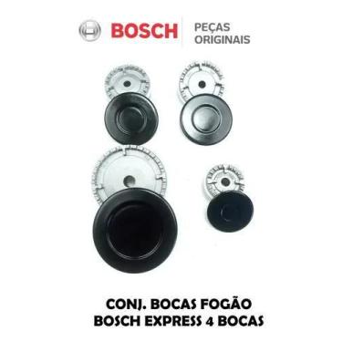 Imagem de Kit Queimador + Espalhador Bocas Fogão Bosch Express 4 Bocas