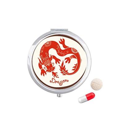 Imagem de Year of Dragon Animal China Zodíaco Caixa de armazenamento de remédios