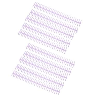 Imagem de Espirais de Ligação, 10 PCS 30 Furos Fios de Ligação Espirais Bobinas Anéis de Ligação de Plástico Pente de Ligação para Fabricante de Cadernos de Escritório Escolar, Espinhos