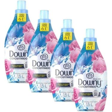 Imagem de Kit Com 4 Amaciante Concentrado Brisa De Verão Downy 1,5l