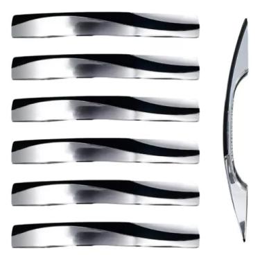 Imagem de Puxador Itatiaia Para Armarios De Cozinha Cromado 131mm 10pç (Cromado)