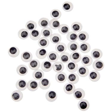 Imagem de Olho Móvel, Kit, 10 mm, Preto, Pacote com 50 Unidades