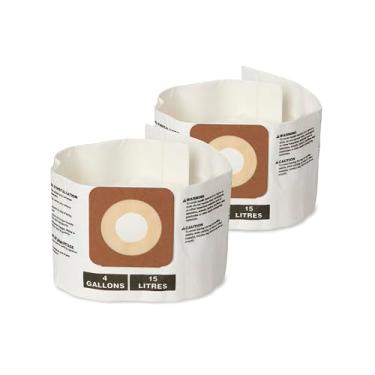 Imagem de CRAFTSMAN CMXZVBE43270 Sacos de coleta de poeira para aspirador de pó seco e úmido genuíno para CRAFTSMAN CMXEVBE17612 Aspirador de pó de 4 galões, coleta detritos finos secos, reduz o tempo de