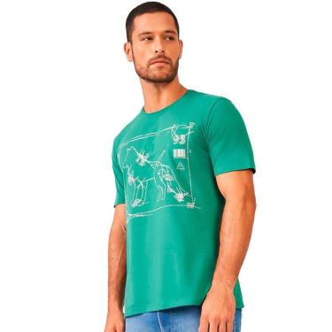 Imagem de Camiseta Acostamento Casual Masculino-Masculino