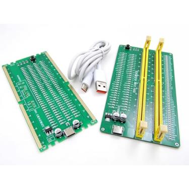 Imagem de Lingvetron Nice DDR4 DRAM Módulo de Memória Desktop e Placa-mãe de PC Slot RAM DDR4 Conjunto Completo Analisador de Diagnóstico Post Tester Card Solution Kit 288 Pin Speed Voltage