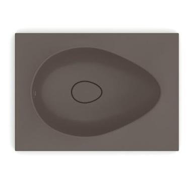 Imagem de Kit 2 Cubas de Sobrepor 62x44,5cm Ruy Ohtake Roca Café