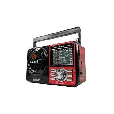 Imagem de Rádio Retro Am Fm Caixa De Som Portátil Mp3 Pendrive - X-BASS