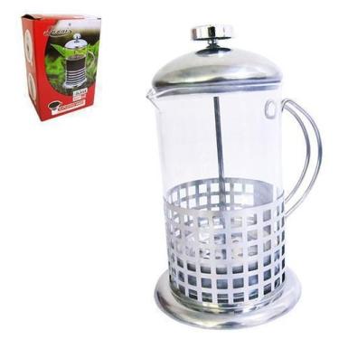 Imagem de CAFETEIRA / CHALEIRA FRANCESA DE VIDRO E INOX 800ml - 20 COMERCIAL