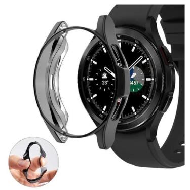 Imagem de Capa Bumper Galaxy Watch4 46mm - Proteção Preto - Genérico Teck King