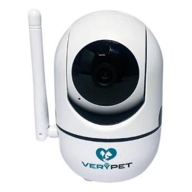 Imagem de Câmera VeryPet Wifi 360º FULL HD para cães e gatos - Very Pet, Branco