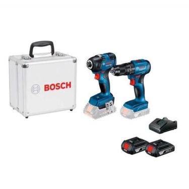 Imagem de Combo Parafusadeira/furadeira Gsb 185 Li+gdr 18v200+maleta - Bosch