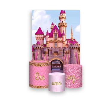 Imagem de Painel De Festa Vertical 1,50 x 2,20 + Trio De Capas Cilindro - Castel