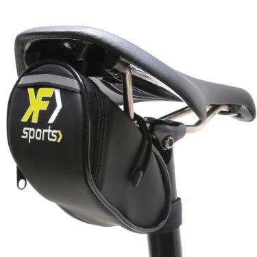 Imagem de Bolsa de Selim Para Bike F Sports Slim Impermeável Amarela
