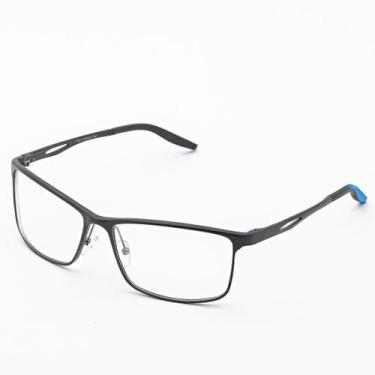 Imagem de Armação Óculos de Grau Masculino Alumínio Retangular Loki- Óculos Sunr