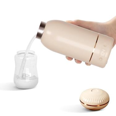 Imagem de Aquecedor de mamadeira portátil, aquecedor de mamadeira de viagem de 3 minutos com carregamento rápido de 2 horas, leite materno instantâneo, aquecedor de água ou fórmula, aquecedor de garrafa de