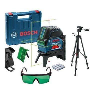 Imagem de Nível Laser Bosch Gcl 2 15 G Com Maleta Tripé Bt 150 Óculos
