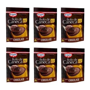Imagem de Kit c/ 6un Bolo de Caneca Chocolate 70g - Dr. Oetker