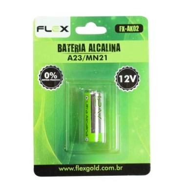 Imagem de Pilha / bateria a23 / mn21 12v alcalina flex gold na cartela - BAZZI